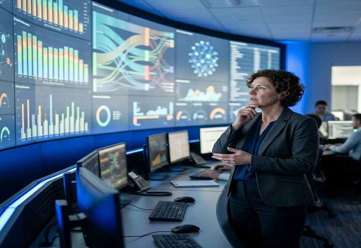 Dashboard de operación por sedes, servicios, asesores y tiempos de atención